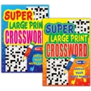 ACTIVITY BOOK,Crossword Large Print 4 Asst.