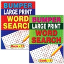 ACTIVITY BOOK,Word Search Bumper Large Print 2 Asst.
