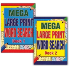 ACTIVITY BOOK,Word Search Large  Print 2 Asst.