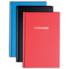 ADDRESS BOOK,Large 130x196mm 3 Asst.