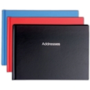 ADDRESS BOOK,Landscape 212x156mm 3 Asst.