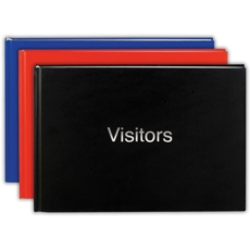 VISITORS BOOK,Asst.Cols 270x205mm