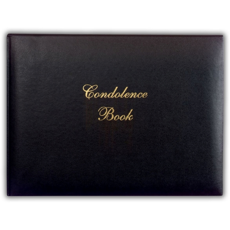 CONDOLENCE BOOK,Bxd 275x210mm