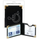 DISABLED BADGE HOLDER,Wallet Black H/pk