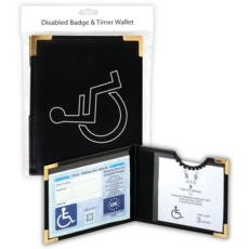 DISABLED BADGE HOLDER,Wallet Black H/pk