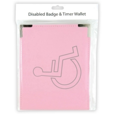 DISABLED BADGE HOLDER,Wallet Pink H/pk