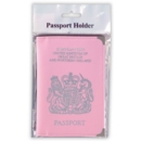 PASSPORT HOLDER,GB&NI PVC Pink H/pk