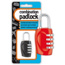 PADLOCK,Combination Asst.Cols I/cd