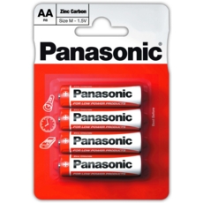 PANASONIC Zinc Batteries AA 4's I/cd