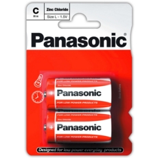 PANASONIC Zinc Batteries C 2's  I/cd
