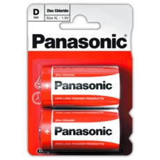 PANASONIC Zinc Batteries D 2's I/cd
