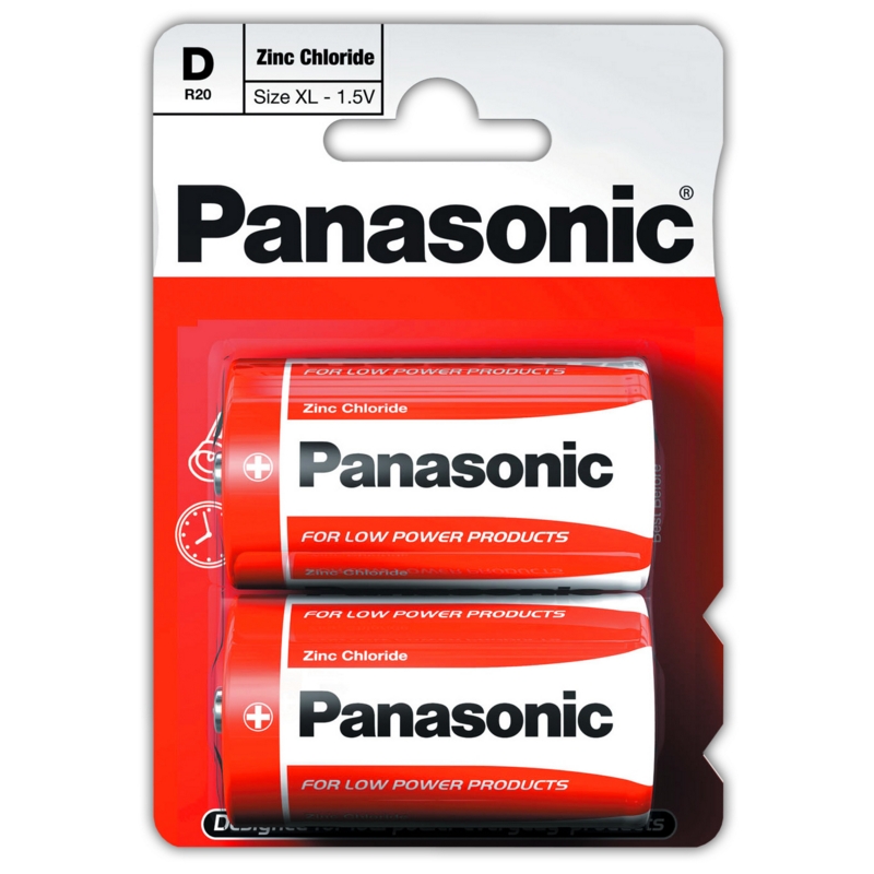 PANASONIC Zinc Batteries D 2