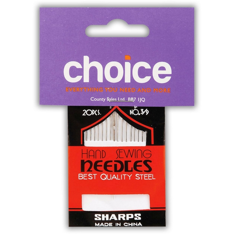 SEWING NEEDLES,Asst.Sizes I/cd