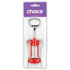 CORKSCREW,Lever Arm Bottle Opener H/pk