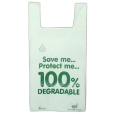 CARRIER BAG, Bio Degradable, Jumbo 12x19x23in 100's