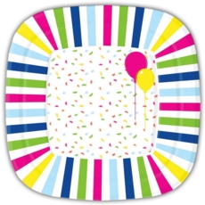 PAPER PLATES,Balloons 22cm 10's