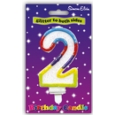 CAKE CANDLE,NUMERAL 2
