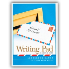WRITING PAD,Airmail A5 White 50 leaves Club (Medium)