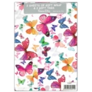 GIFT WRAP PACKETS, Butterflies, H/pk