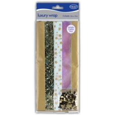 GIFTWRAP,Luxury Gold 5's + Confetti (Was 1.65)