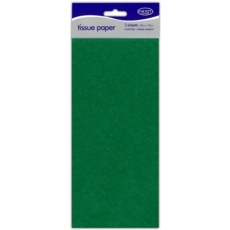 TISSUE PAPER,Dark Green 5's H/pk