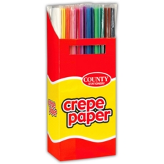 CREPE PAPER,Asst.12 Cols FSDU