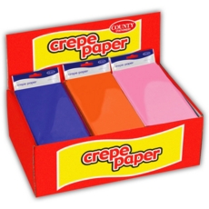 CREPE PAPER,Asst.12 Cols Counter CDU