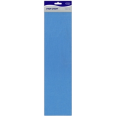 CREPE PAPER,Mid Blue 40% 1.5m H/pk Was (0.69)
