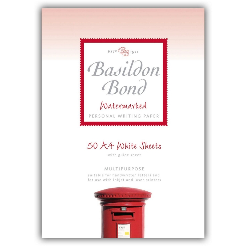 BASILDON BOND,Pads A4 White 50