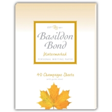 BASILDON BOND,Pads No.3 Champagne 40's (Medium)