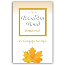 BASILDON BOND,Envelopes No.3 Champagne 20's (Medium)