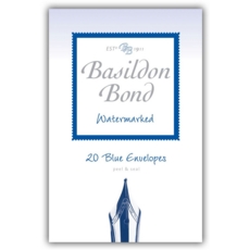 BASILDON BOND,Envelopes No.2 Blue 20's (Small)