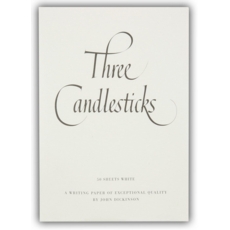 3 CANDLESTICKS PADS,No.3 White 50's