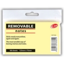 REMOVABLE NOTES,Yellow,5x3in 125x75mm,100's H/pk CG21199