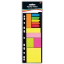 STICK ON NOTES,Bright Neon Multi H/pk (Club)