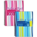 PUKKA PAD,Jotta A4 Twin Wire Blue/Pink Stripe Asst.200pg