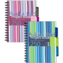 PROJECT BOOK,Pukka Pad,A5 Twin Wire Stripe Design Asst.250pg