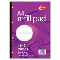 REFILL PAD,A4 N.Ft.& M CLUB 160 page 80lv