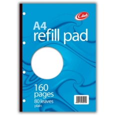 REFILL PAD,A4 Plain CLUB 160 page 80lv