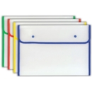 WALLET, Bright Edge A4+ 382x275mm Poppers,Poly. CB569