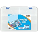 HOBBY BOX, 10 Compartments 300 x 200 x 55mm Transparent