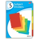 RING BINDER DIVIDERS,A4 5 Part (Club)            CB494