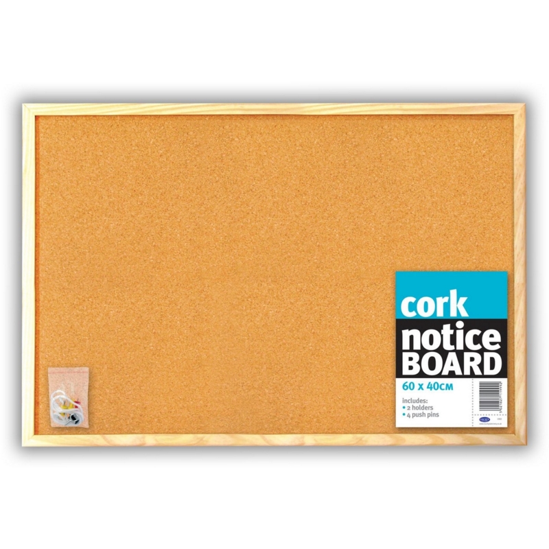 NOTICE BOARD,Cork 60x40cm