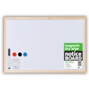 NOTICE BOARD,Drywipe Magnetic White Board, 60x40cm      C834