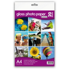 PHOTO PAPER,A4 Gloss 20 Sheets 230gsm