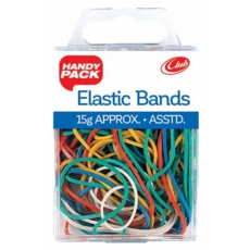 RUBBER BANDS,Asst.Cols H/pk (Handy Pack)             CB592