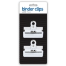 BINDER CLIPS,2's 76mm I/cd (Bulldog Type)