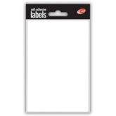 LABEL,S/Adh White 80x120mm H/pk