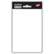 LABEL,S/Adh White 80x120mm H/pk