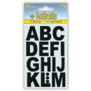 LABELS,Black Vinyl Letter 24mm